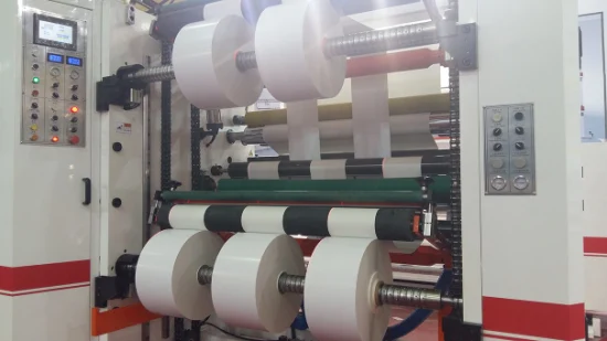 Macchina ribobinatrice industriale Macchina automatica per il taglio di rotoli di carta per etichette