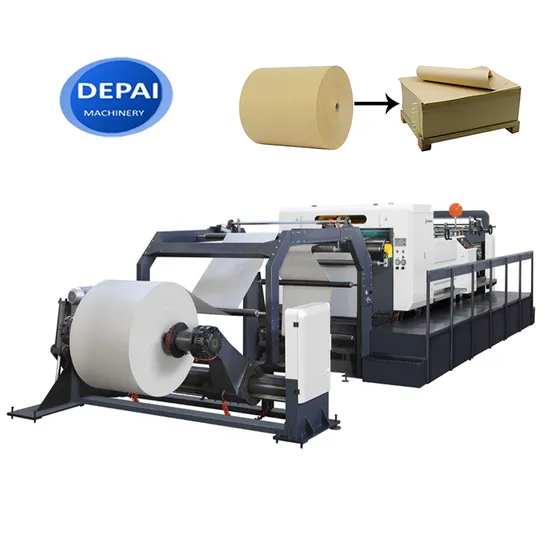 Tagliatrice di fogli ad alta velocità automatica per rotoli di carta industriale, tagliatrice di fogli di carta